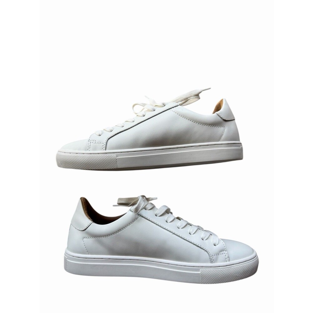 NEW Quince Women's 7.5 100% Leather White Everyday Sneakers Shoes - Picture 11 of 12